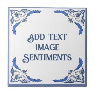 Carreau Ajouter le texte Carrelage, Néerlandais Look, Pers