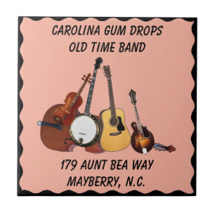 CARREAU AJOUTER UN NOM DE BANDE À DES ARRIÈRE - PLANS POPU