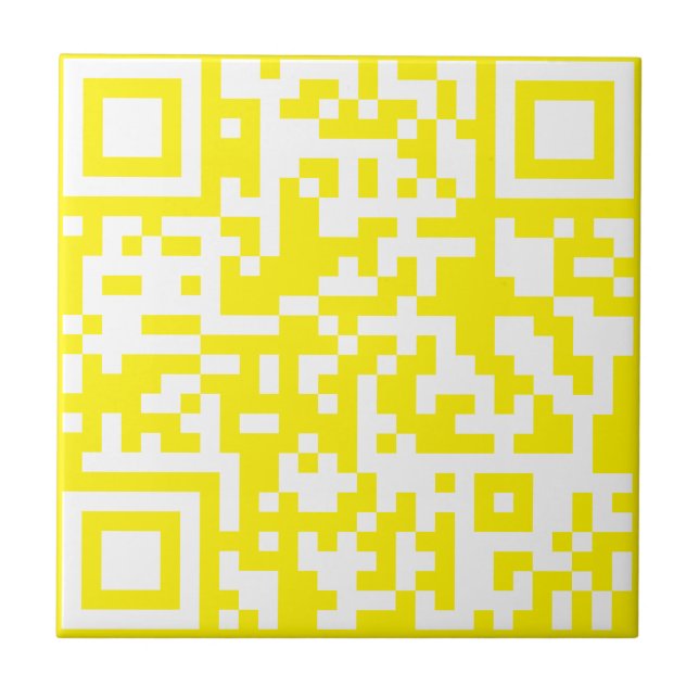 Carreau Ajoutez votre propre QR Code text Scan Minimal Sim (Devant)