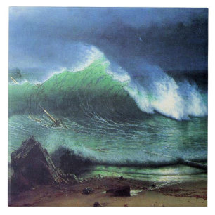 Carreau Albert Bierstadt, mer d'Emeraude