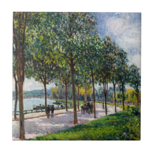 Carreau Alfred Sisley - Allée de châtaigniers