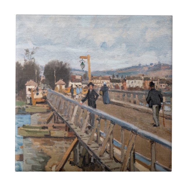 Carreau Alfred Sisley - Footbridge à Argenteuil (Devant)
