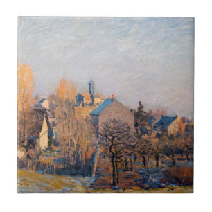 Carreau Alfred Sisley - Frosty Morning à Louveciennes