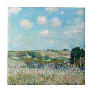 Carreau Alfred Sisley - La Prairie