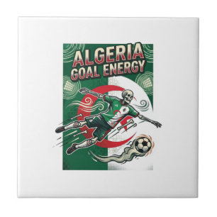 Carreau Algérie But Énergie Squelette Attaquant Nations Gr