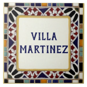 Carreau Alhambra Personnelle Famille Personnalisée Nom de 