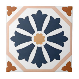 Carreau Alhambra tuiles motifs floraux contemporains