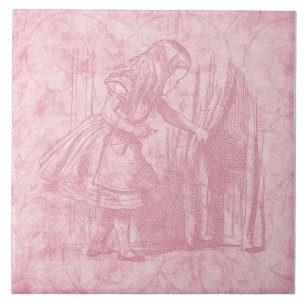 Carreau Alice au pays des merveilles Alice trouve l'art fl