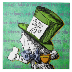 Carreau Alice Au Pays Des Merveilles   Mad Hatter