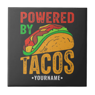 Carreau Alimenté Par Tacos Mexicain Amateur De Nourriture