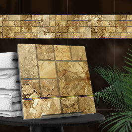 Carreau All That Gold - Motif de mosaïque géométrique N1