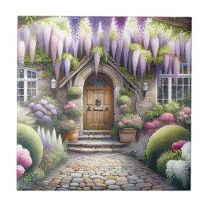 Carreau Allée de jardin de cottage fantaisiste