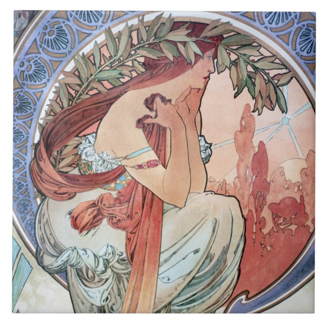 Carreau Alphonse Mucha (Devant)