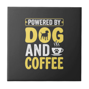 Carreau Amateur de café chien propulsé par le design