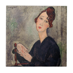 Carreau Amedeo Modigliani - Portrait de Dedie Hayden