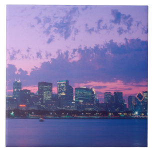 Carreau Amérique du Nord, États-Unis, IL. Horizon de Chica