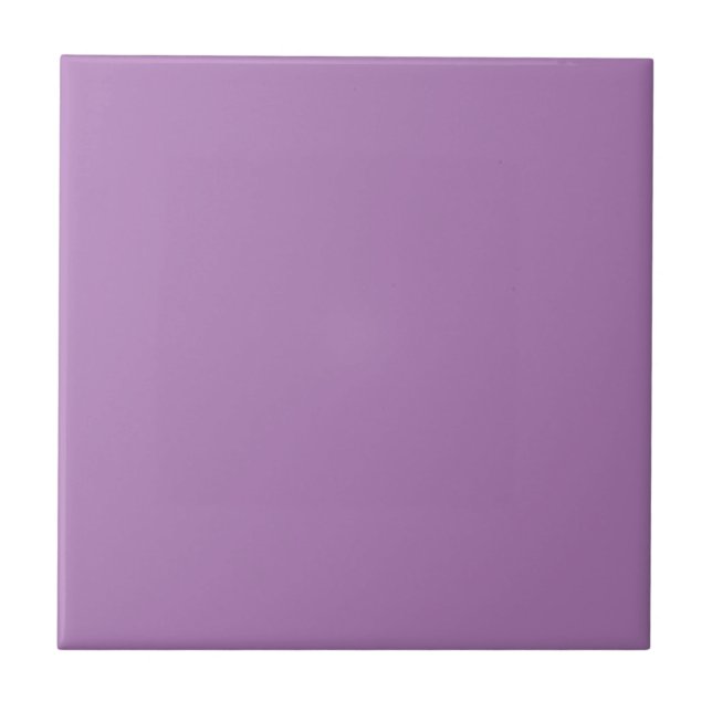 Carreau Amethyst Purple Personnalisé couleur prune Arrière (Devant)
