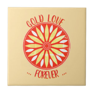 CARREAU AMOUR D'OR POUR ANNIVERSAIRE DE SAINT VALENTIN MAR