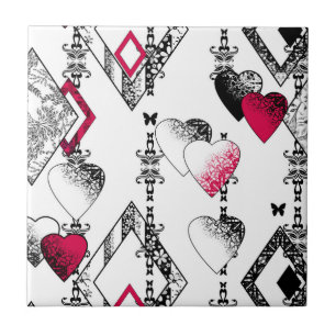 Carreau Amour, résille, patchwork