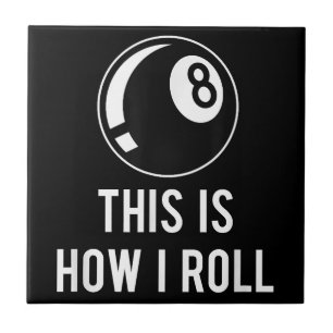 Carreau Amusant Billard Design Pour Les Joueurs De Billard
