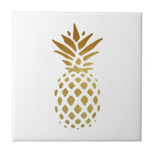 Carreau Ananas d'or, fruit en or