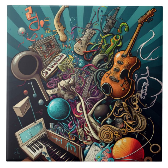 Carreau Anatomie de la mosaïque (Devant)