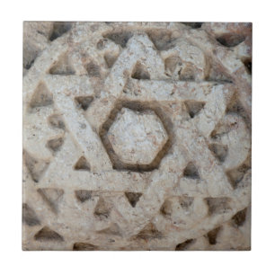 Carreau Ancienne étoile de David sculptant, Israël