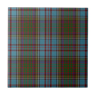 Carreau Anderson Clan Tartan Plaid Motif Scottish