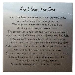 Carreau Angel est parti trop vite mémoire