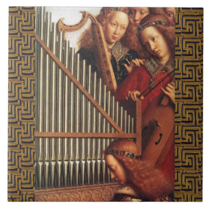 Carreau ANGELS JOUER DE LA MUSIQUE par Jan Van Eyk