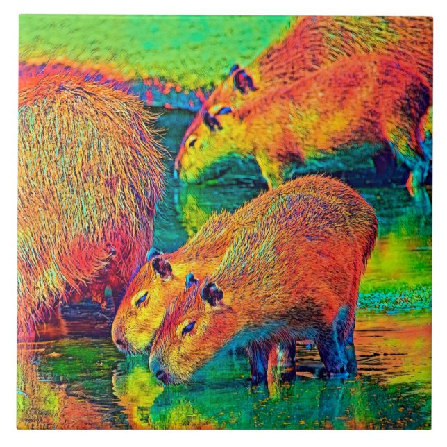 Carreau AnimalColor_Capybara_004 (Devant)