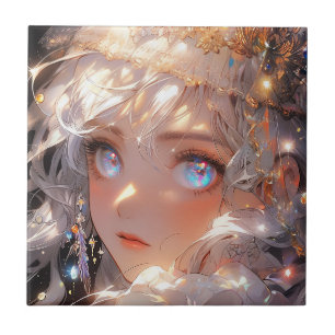 Carreau Anime Magical Girl Imaginaire Art