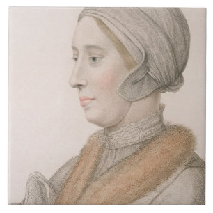 Carreau Anne Boleyn (1507-36) gravé par Francesco Bartol