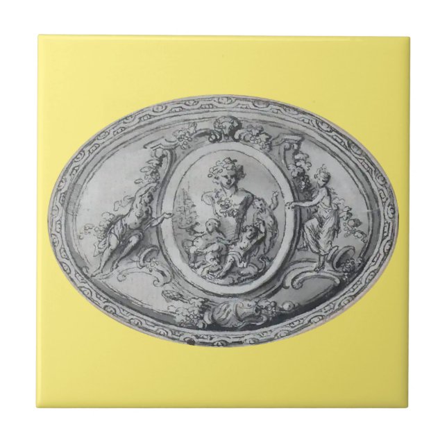 Carreau Antique Anges et dieux Art grec romain (Devant)