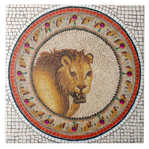 CARREAU ANTIQUE ROMAN MOSAICS / LION