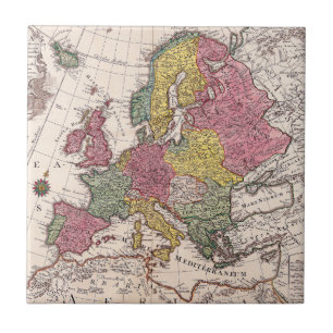 Carreau Antique vieille carte inspirée (9)