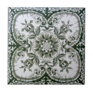 Carreau Antiquité Transferware de la reproduction VT0047