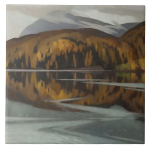 Carreau Après la pluiePaysage peint par A J Casson