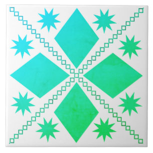 Carreau Aqua Diamond Fun Filtre à feuilles vertes