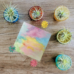 Carreau Aquarelle de teinture multicolore teinture moderne