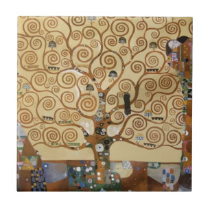 Carreau Arbre de Gustav Klimt de la vie