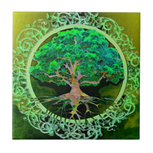 Carreau Arbre de la patience de la vie