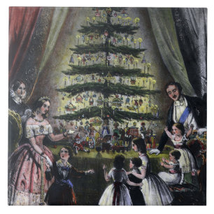 Carreau Arbre de Noël de la reine Victoria