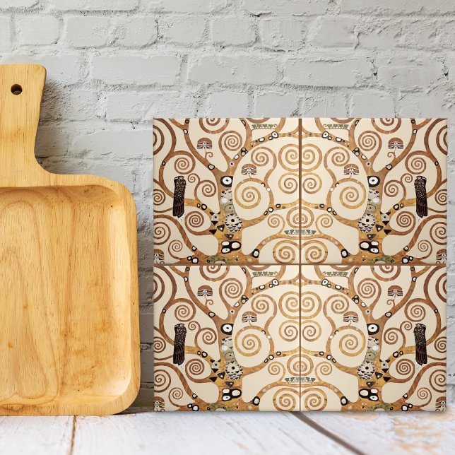 Carreau Arbre de vie Gustav Klimt Art (Créateur téléchargé)