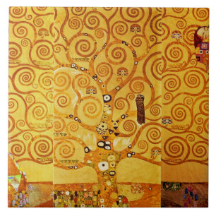 Carreau Arbre de vie Gustav Klimt Nouveau