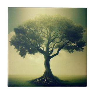 Carreau Arbre de vie IV Carrelage en céramique