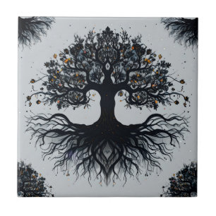 Carreau Arbre mystique de la vie Carrelage Art