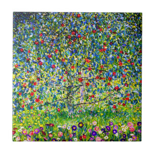 Carreau Arbre pomme Gustav Klimt