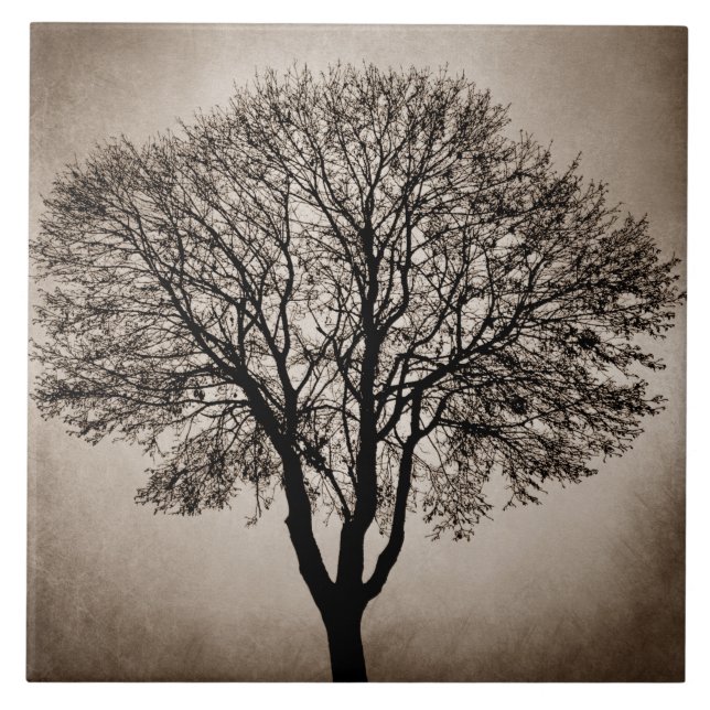 Carreau Arbre Silhouette Design 205 (Devant)