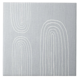 Carreau Arc-en-ciel chic Boho milieu du siècle